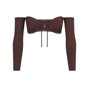 SKIMS Signature Swim Long Sleeve Bikini Top SZ XL